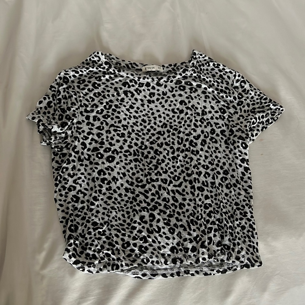 cheetah cotton on shirt